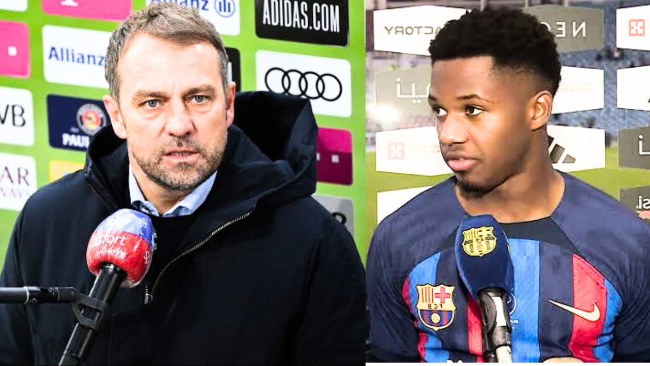 Hansi Flick Make's Decision on Ansu Fati that Shocks Everyone at Barcelona