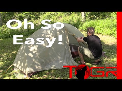 How to Setup the Big Agnes Happy Hooligan UL2 Tent - Nice and Easy