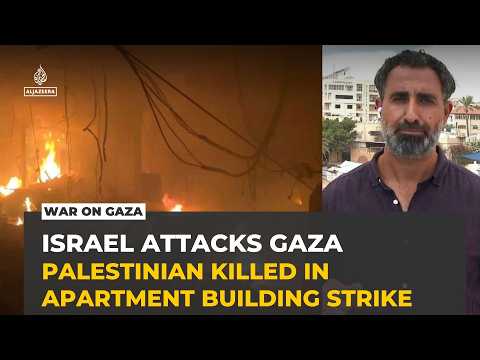 Israeli strike on Gaza City apartment kills Palestinian and wounds several