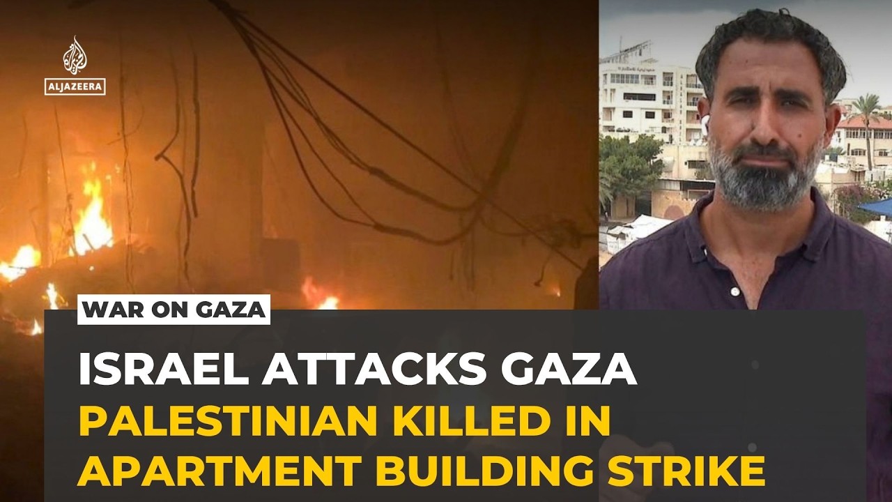 Israeli strike on Gaza City apartment kills Palestinian and wounds several