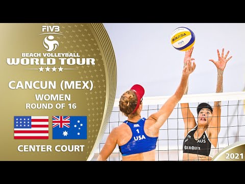 Alix/April vs. Clancy/Artacho Del Solar - Full Match | 4* Cancun 2021 #1
