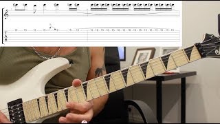 How to play ‘Indians’ by Anthrax Guitar Solo Lesson w/tabs