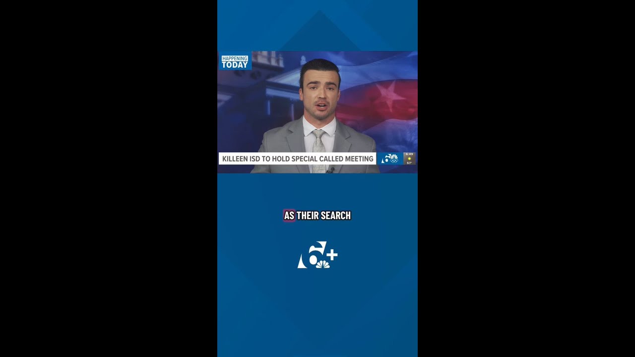 Killeen ISD holds special meeting Monday night to pick final candidates for Superintendent position