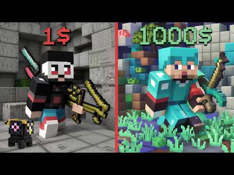 1$ MADENCİ VS 1000$ MADENCİ - Minecraft