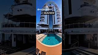 MSC Seaview navio 06/12/25 Santos cruzeiro ‎⁨@cruzeiros2025⁩ ship saindo #cruzeiro  #shorts