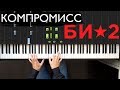 Би-2 - Компромисс на пианино (Разбор на пианино: Ноты + Караоке)
