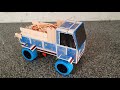 How To Make Truck With A Matchbox At Home Diy Matchbox Truck With Dc Motor Toys Dcmotor Craft