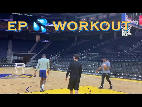 [HD] Paschall 💪 power moves workout pregame x Theo Robertson b4 Warriors (2-8) vs Utah Jazz (6-3)