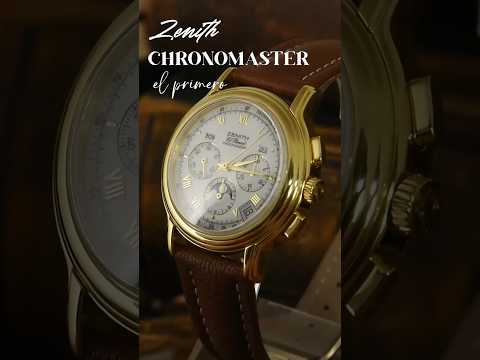 Zenith El Primero Chronomaster 18K Gold Chronograph mit Zenith Expertise & Originalbox