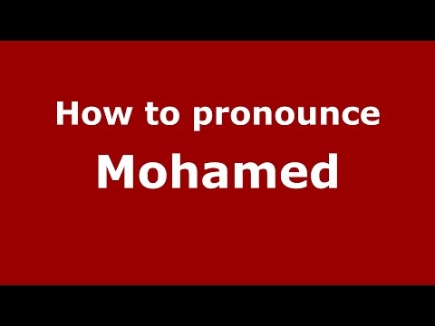 How to pronounce Mohamed (Argentine Spanish/Argentina) - PronounceNames.com