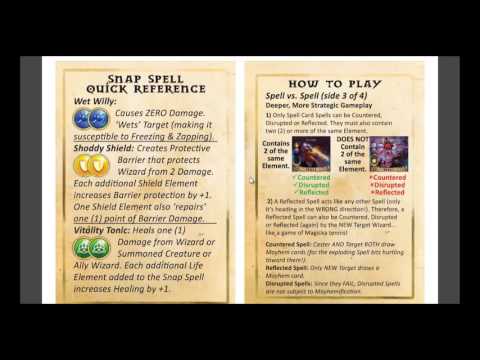 Learn to Play Magicka Mayhem Card Game: Tutorial Video #8 - Deeper, More Strategic Rules