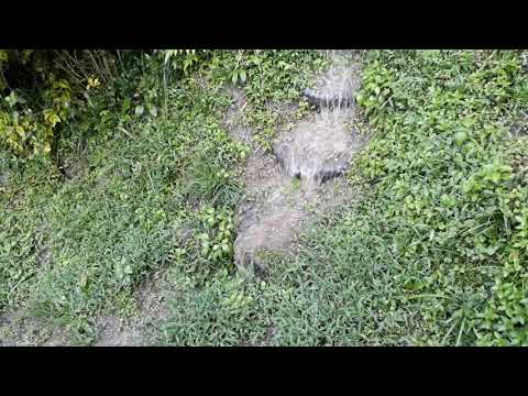 Control de la erosión con senderos de llantas de moto