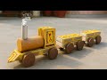 How To Make Train From Matchbox Diy Toy Mini Train Toy Project