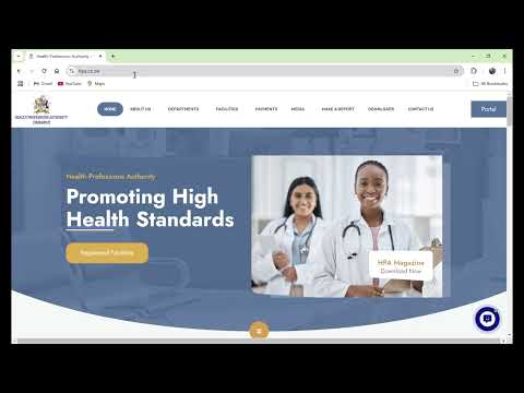 Practitioners step-by-step guide of the HPA portal.