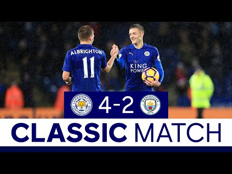 Vardy's First Premier League Hat-Trick | Leicester City 4 Manchester City 2 | Classic Matches