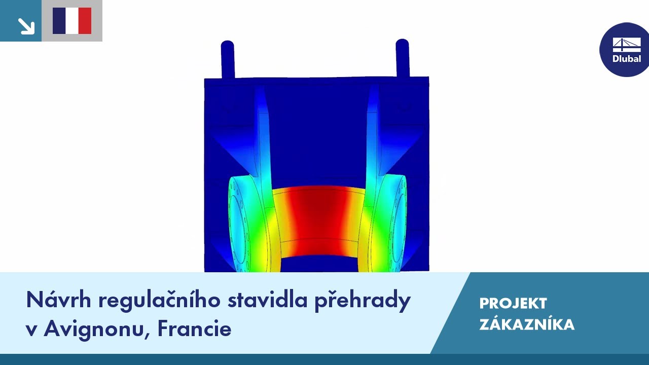 CP 001201 | Návrh regulačního stavidla přehrady v Avignonu, Francie