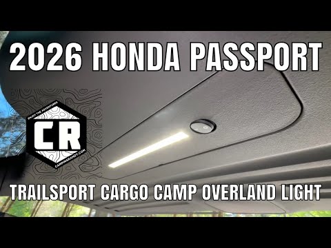 2026 Honda Passport TrailSport How to Camping Cargo Deck Light from The CampingRandy Store