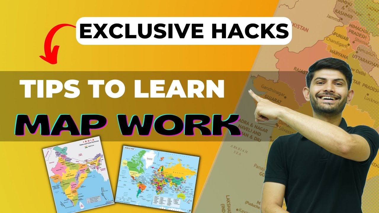 How to study and learn Maps 🗺 Class 10 | Techniques to learn Map work | Tips & Tricks for Map work​