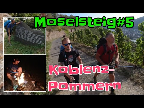 Moselsteig#5 | Koblenz-Pommern mit Übernachtung unter Tarp | 76km mit 2249hm