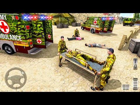 Army Ambulance Driving Rescue Operation - Soldier Driver Simulator - Android Gameplay