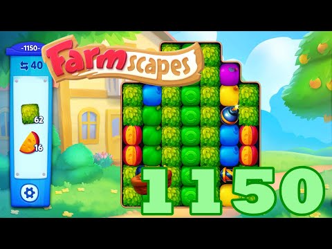 Farmscapes Level 1150 HD Gameplay Walkthrough | 3 - match game | android | ios | pc | GameGo Game