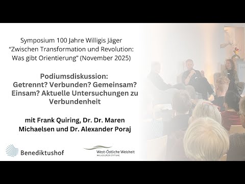 Podiumsdiskussion: "Getrennt? Gemeinsam? Einsam? Aktuelle Untersuchungen zu Verbundenheit"
