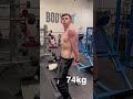 15 year old Posing routine 74KG BW #bodybuilding#fyp#fypシ#gym#teen#weightloss#powerlifting#trending