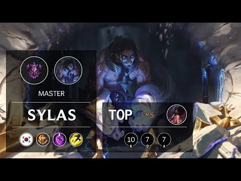 Sylas Top vs Akali - KR Master Patch 10.1