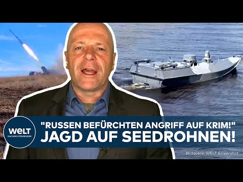 PUTINS KRIEG: "Russen suchen Seedrohnen!" Moskau verstärkt Angriffe auf Odessa!