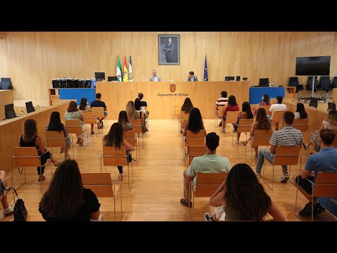 Bienvenida a estudiantes en prcticas de la Universidad de Mlaga en la Diputacin