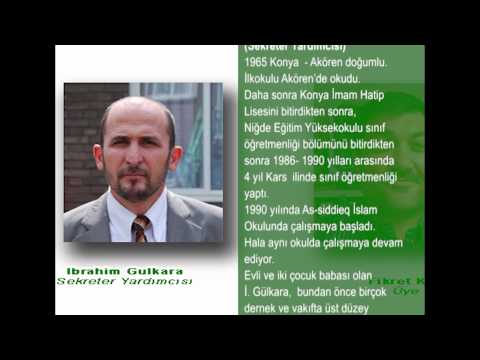 Konya Kultur ve Dayanisma Vakfi Yonetim kurulu tanimtim filmi