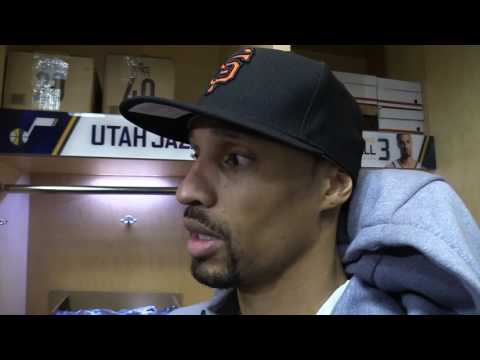 Utah Jazz players discuss the team's win over the Indiana Pacers