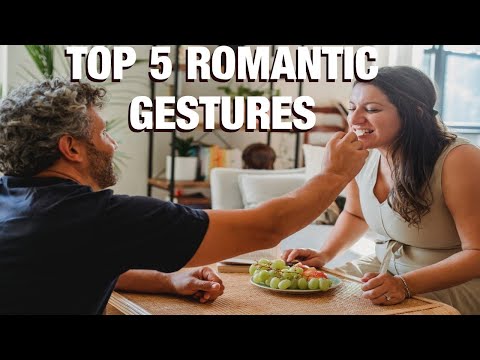Top5 romantische Gesten, um Ihre Beziehung frisch zu halten