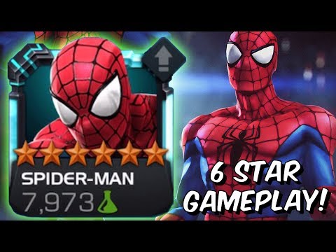 6 Star Spider-Man Level Up & Gameplay! - Marvel Contest of Champions