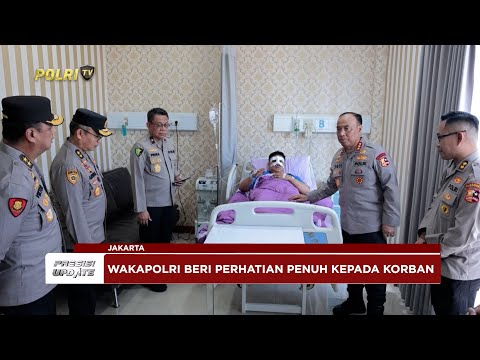 PRESISI UPDATE: WAKAPOLRI KUNJUNGI PASIEN TERLUKA AKIBAT UNJUK RASA 27/08/25 (16.00)
