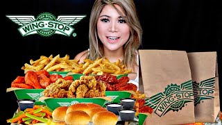 THE ENTIRE DELICIOUS MENU FROM WINGSTOP (MUKBANG)