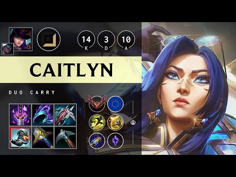 Caitlyn ADC vs Jinx - EUW Grandmaster Patch 25.19
