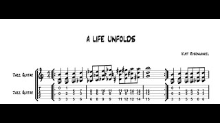 Kurt Rosenwinkel - A Life Unfolds (Live) - Intro Transcription