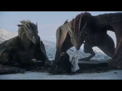 Game of Thrones: John snow riding a dragon with daenerys
