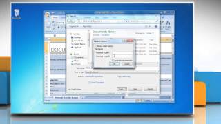 How to set a password to modify a Microsoft® Excel 2007 spreadsheet
