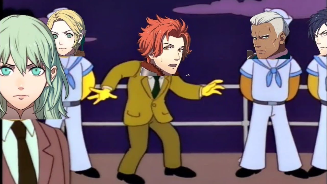 Sylvain reaction to Hegemon Edelgard (Meme)