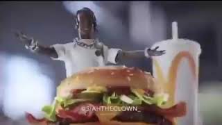 Realistic Travis Scott burger commercial