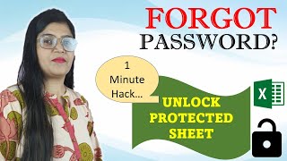 Unlock protected sheets in Excel without password | How to  unprotect excel sheet