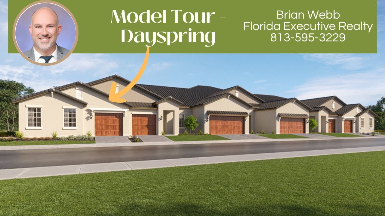 Active adult community property tour video walk-through - Dayspring model in Angeline & Mirada