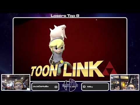 JoJoDaHoBo (Toon Link) vs Milky (Bayonetta) - Orbitar 56 - Losers Top 8
