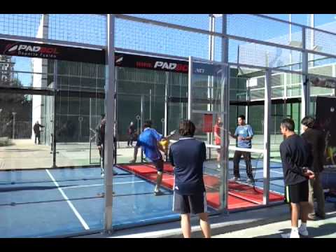 Padbol jornada en aranjuez evento con futbolistas