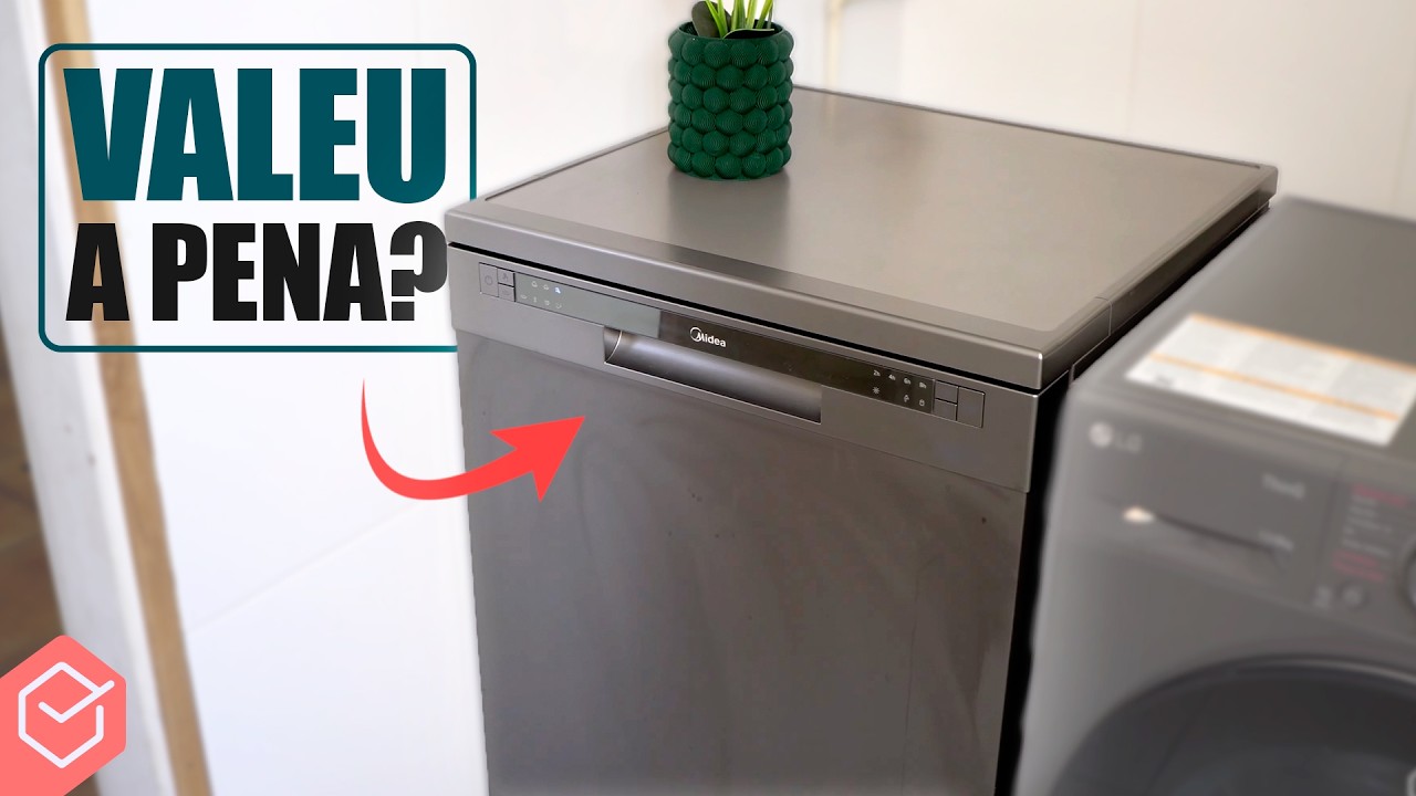 FINALMENTE uma LAVA LOUÇA BOA, GRANDE e BARATA? // 30 DIAS com a MIDEA 14 SERVIÇOS (Valeu a pena?)