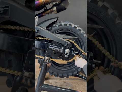 Installing new chain & sprocket kit on 2022 Honda Grom from Driven Racing #grom