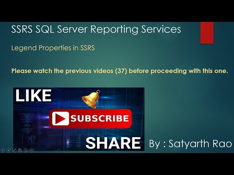 41 SSRS - Legend Properties in Chart in SSRS (SQL Server Reporting Services)