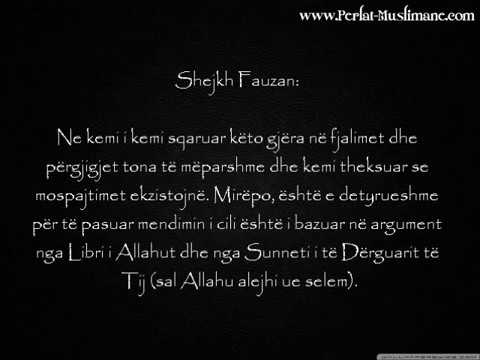 Është Obligim pasimi i fetvasë e cila është e bazuar në argument - Feuzan